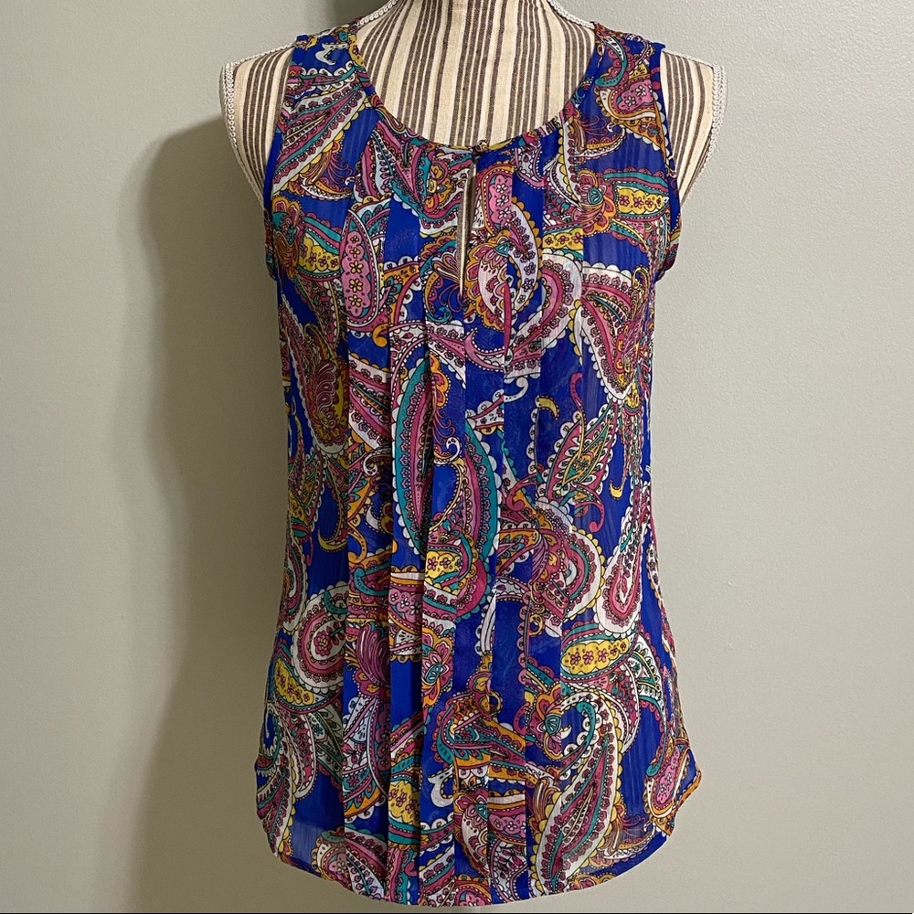 LIQUIDATING Banana Republic paisley blouse